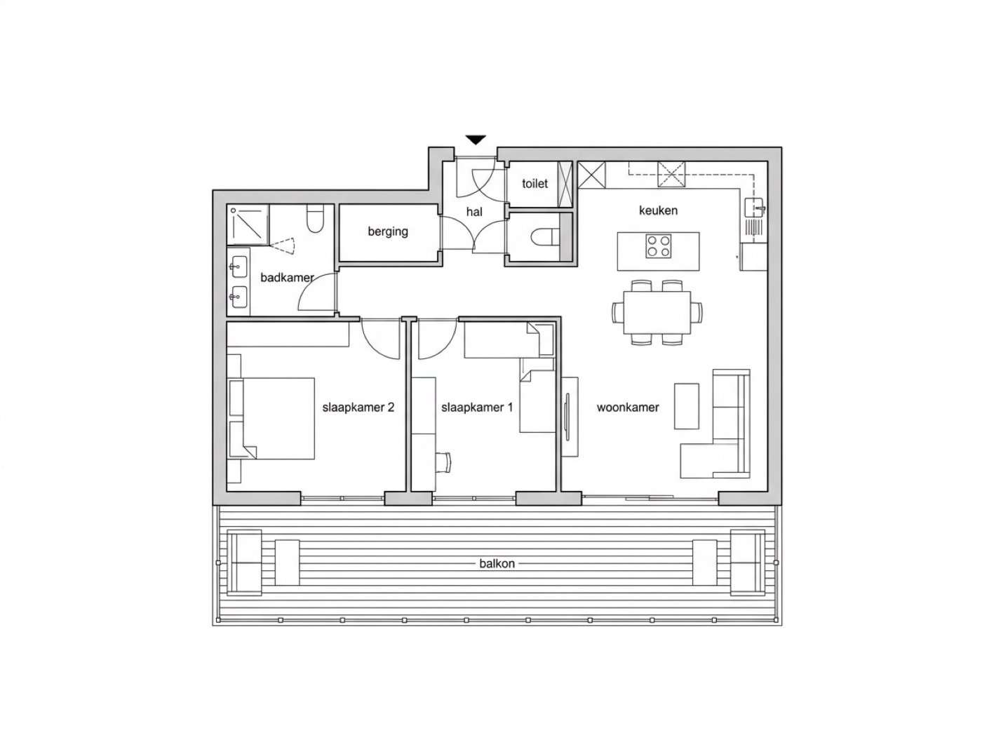 Plattegrond Duinzicht — begane grond
